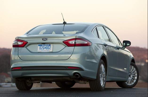 2015 Ford Fusion Hybrid rear view