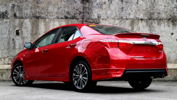 2014 toyota vios rear view