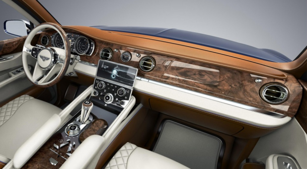 2015 Bentley SUV interior