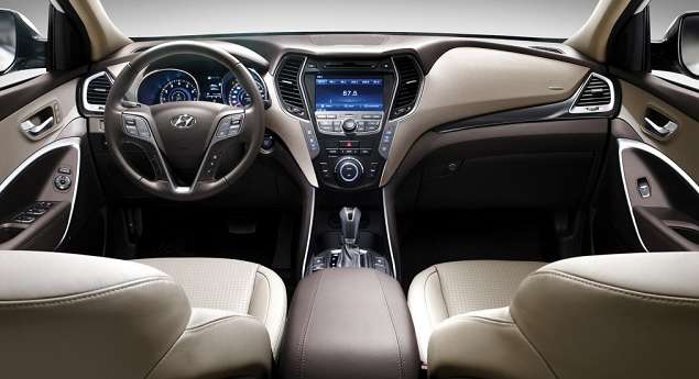 2015 Hyundai Santa Fe interior