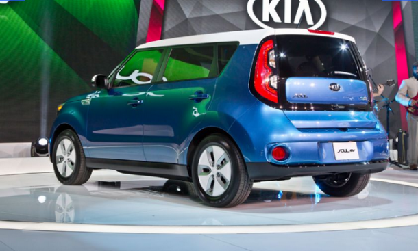 2015 Kia Soul EV rear view