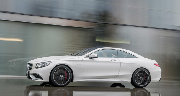 2015 Mercedes-Benz S63 side view