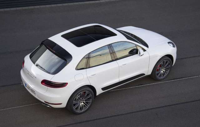 2015 Porsche Macan top view