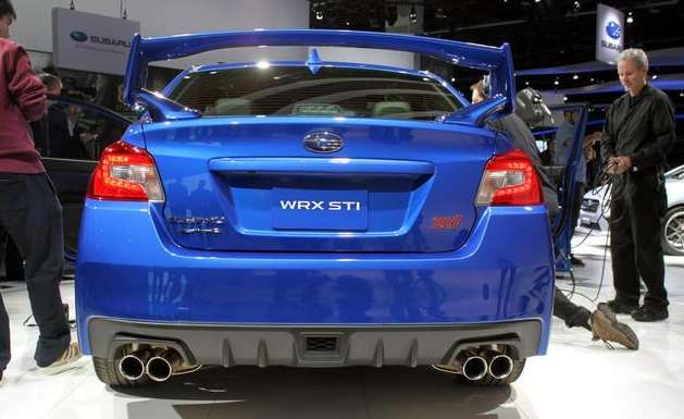 2015 Subaru WRX STI rear view