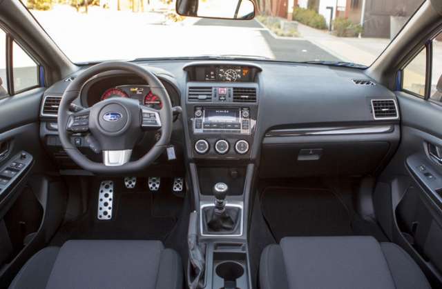 2015 Subaru WRX interior