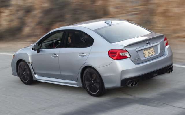 2015 Subaru WRX rear view 4