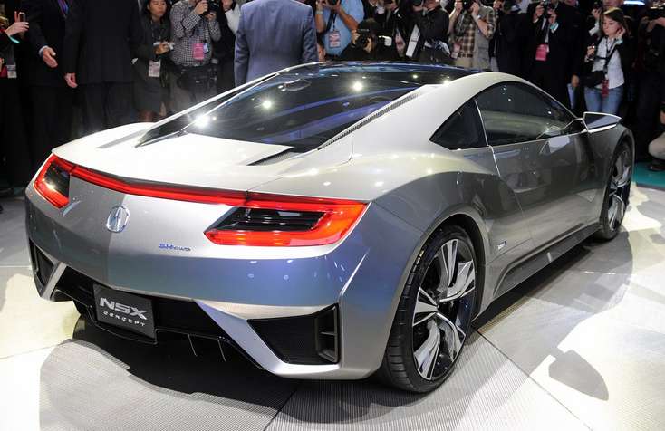 2016 Acura NSX rear view