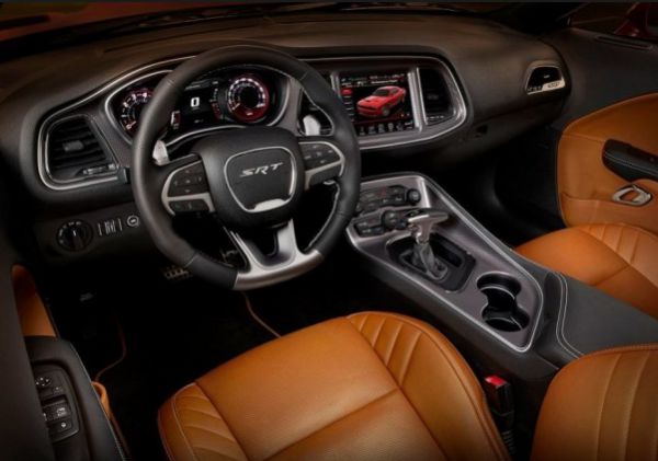 2017 Ram 1500 SRT Hellcat brown interior